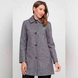 COS Grey Multicolor Wool Coat (size 4)